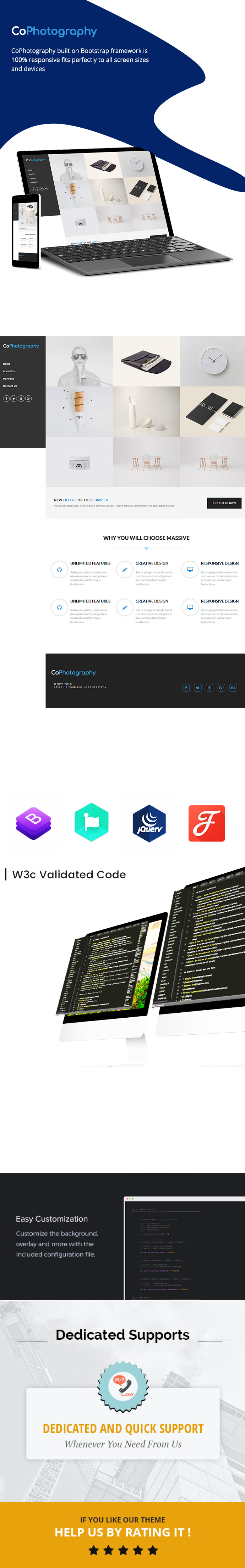 CoPhotography – Startup Agency HTML Template theme
