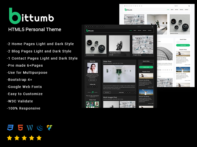 Bittumb – Free WordPress Magazine Theme Wordpress theme